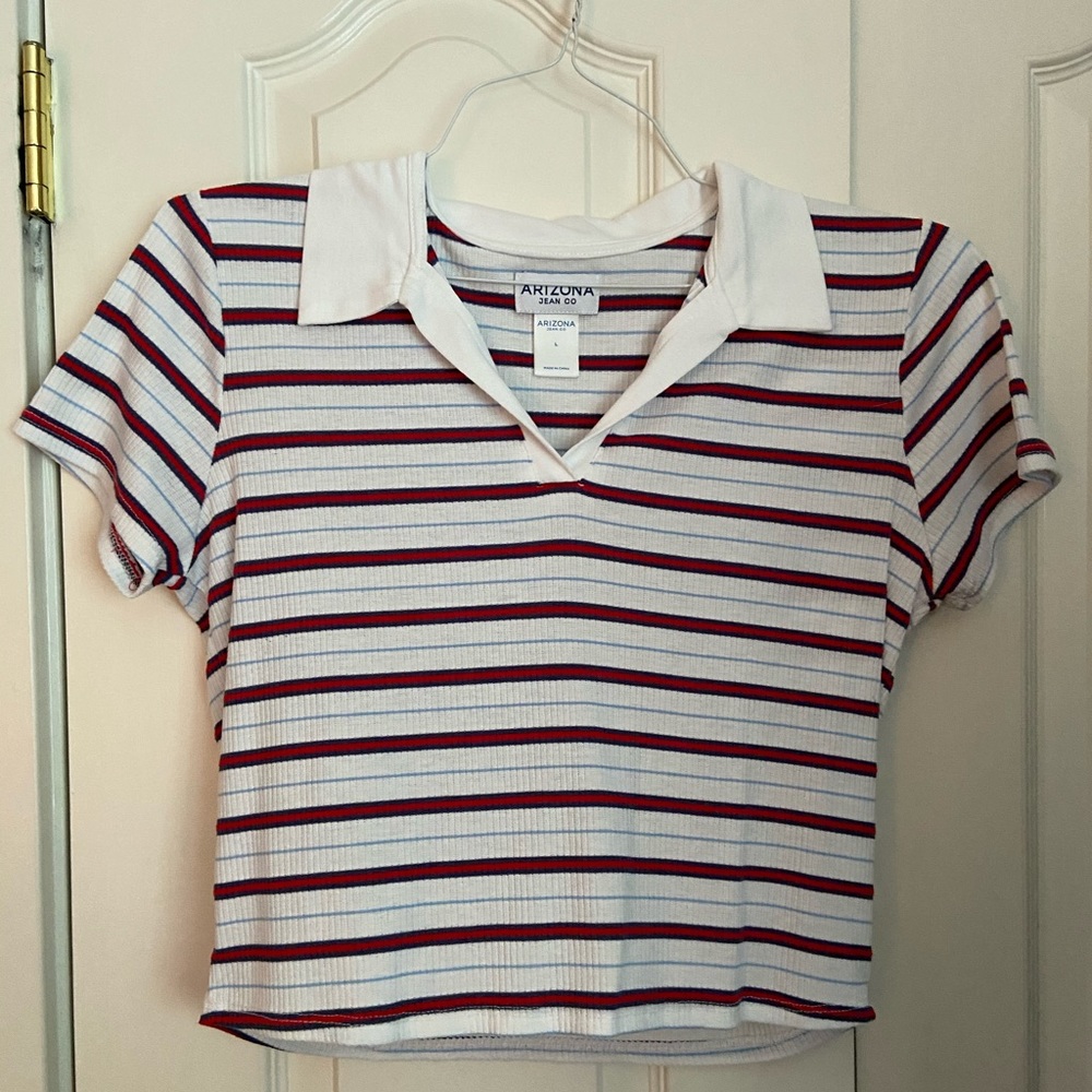 Arizona striped crop top